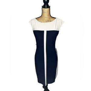 Navy & White Chaps Dress